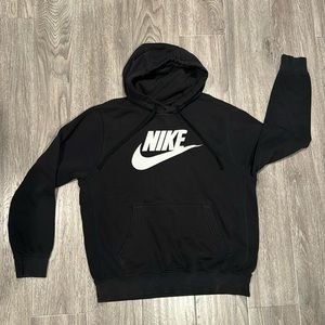 Nike men’s black hoodie Large